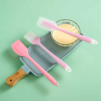 Spatulă din silicon alimentar, rezistentă la temperaturi înalte, pentru coacere și decorarea cu cremă a torturilor