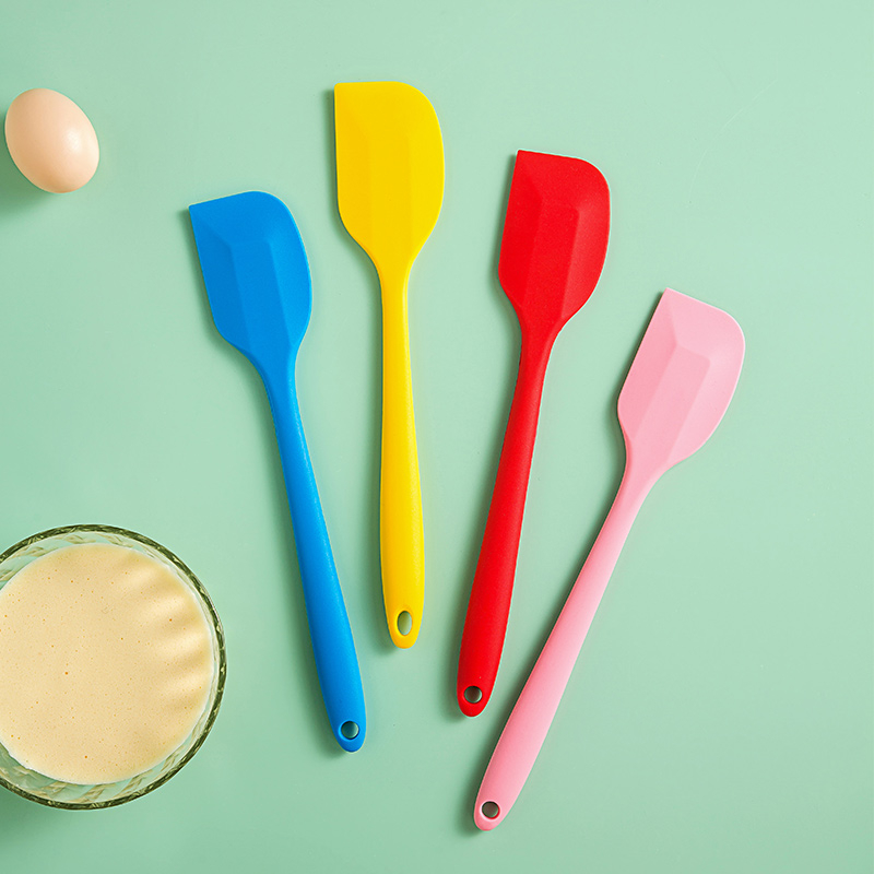 Spatulă din silicon alimentar, rezistentă la temperaturi înalte, pentru coacere și decorarea cu cremă a torturilor