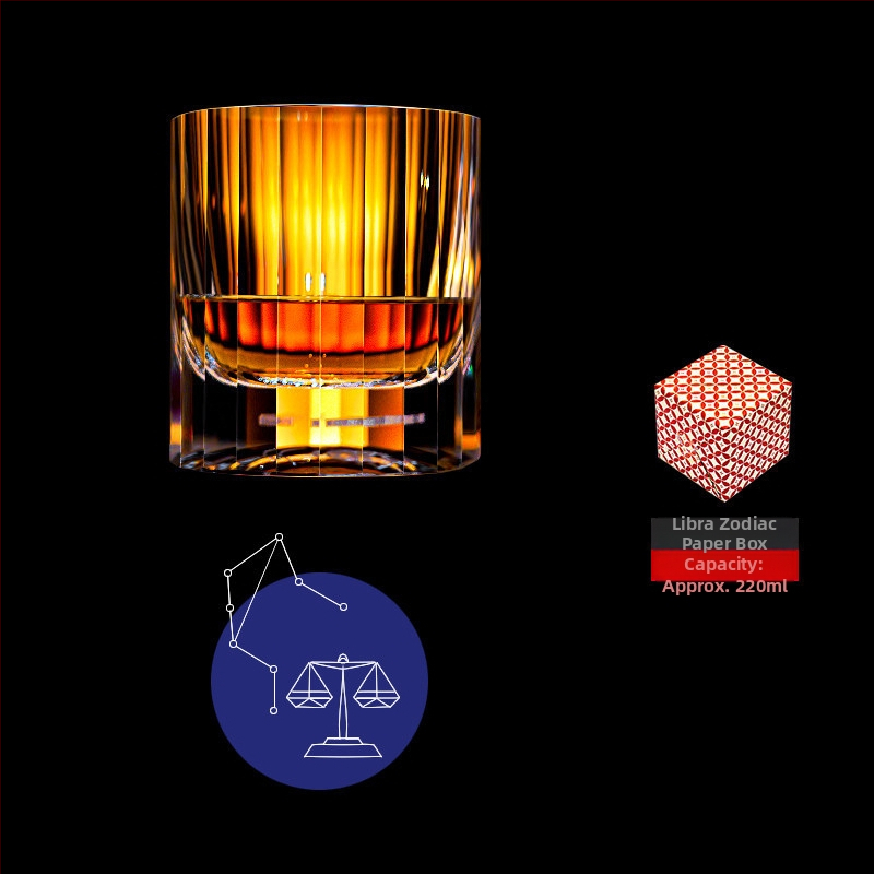 K9 krištáľovo olovené sklo whisky pohár, európskeho štýlu, so súhvezdím, kreatívny pohár na likér
