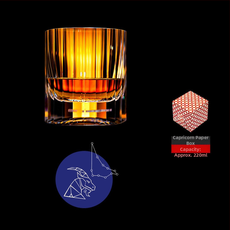 K9 krištáľovo olovené sklo whisky pohár, európskeho štýlu, so súhvezdím, kreatívny pohár na likér