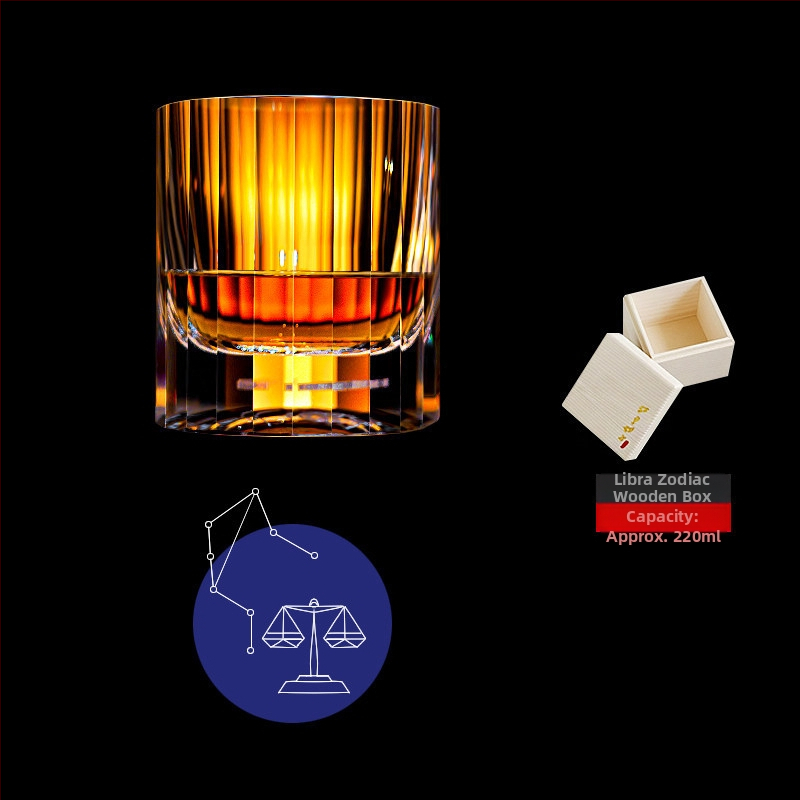 K9 krištáľovo olovené sklo whisky pohár, európskeho štýlu, so súhvezdím, kreatívny pohár na likér