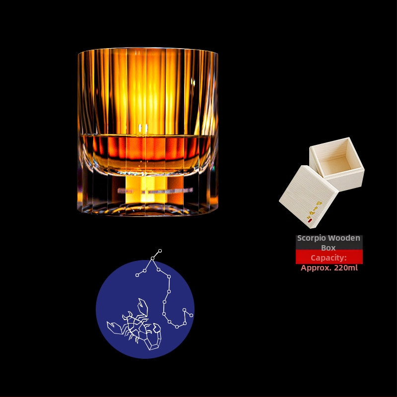 K9 krištáľovo olovené sklo whisky pohár, európskeho štýlu, so súhvezdím, kreatívny pohár na likér