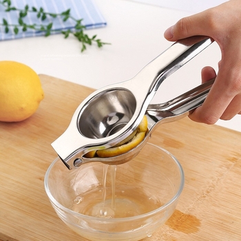 Storcător de lămâie manual din oțel inoxidabil, compact