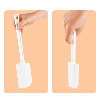 Set de ustensile bucătărie: spatulă mare îngroșată pentru coacere, din PP și silico-plastic – calitate alimentară