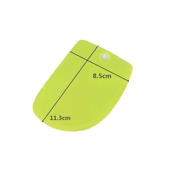 Set de trei spatule de copt din plastic colorat pentru cremă, tăierea tortului și decorare