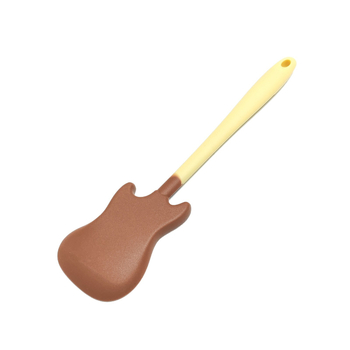 Spatulă din silicon în stil chitară, unică pentru coacere și amestecarea untului, rezistentă la temperaturi înalte