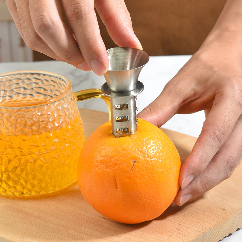Presă manuală de fructe din oțel inoxidabil 304, pentru lămâi și portocale