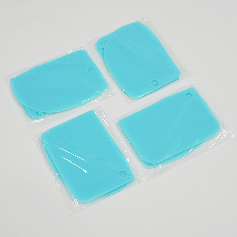 Set din trei piese, spatulă pentru cremă din plastic PP alimentar, decorare tort