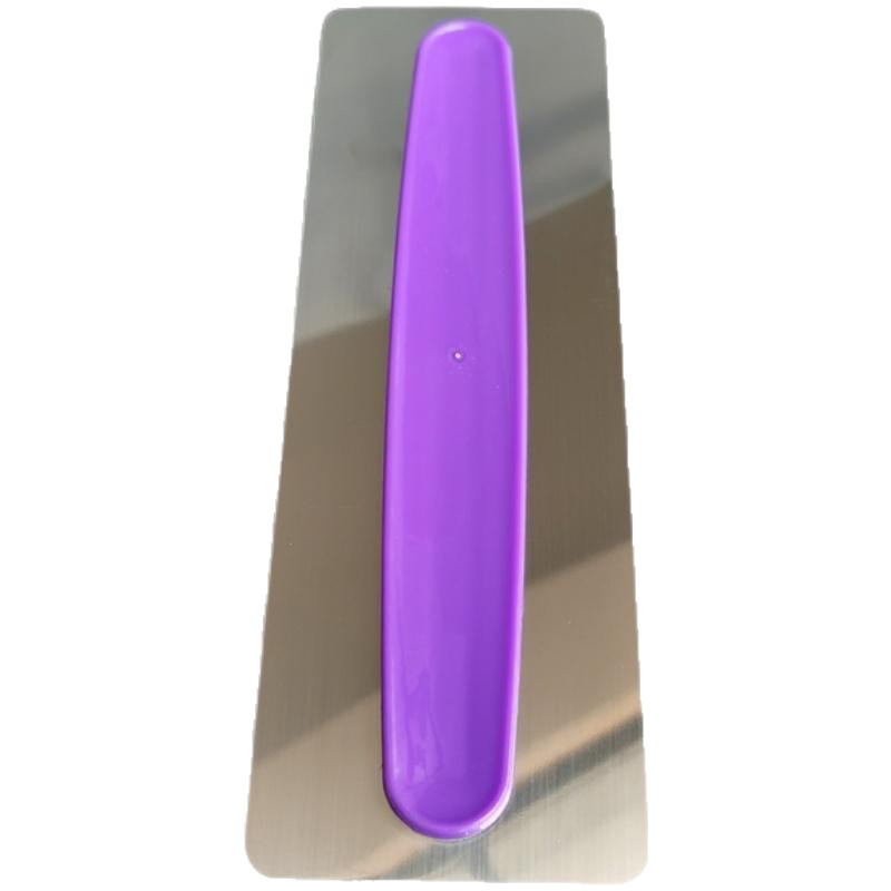 Seria W Spatulă din oțel inoxidabilă, mare, pentru fondant și cremă tort – instrument de netezire și modelare