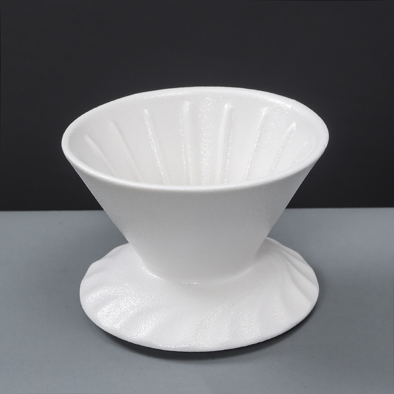 Set ceramic pentru cafea V60 cu filtru, fierbător pour-over și ceașcă de separare a ceaiului