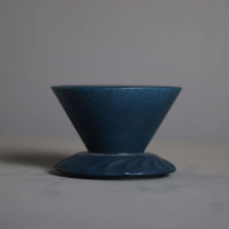 Set ceramic pentru cafea V60 cu filtru, fierbător pour-over și ceașcă de separare a ceaiului
