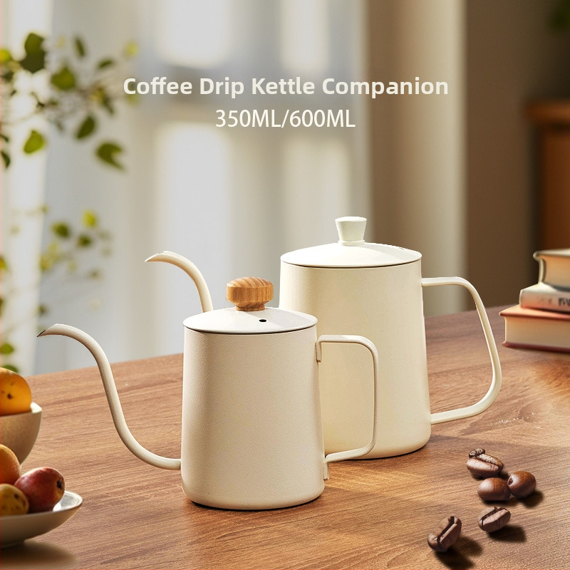 Ceainic pour-over din oțel inoxidabil 304, gură îngustă, control precis al apei pentru cafea filtrată, portabil pentru uz casnic