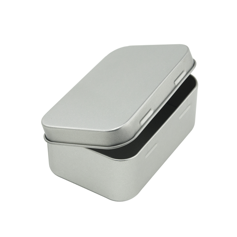 Cutie metalică pătrată cu capac pentru ambalarea săpunului făcut manual și accesorii