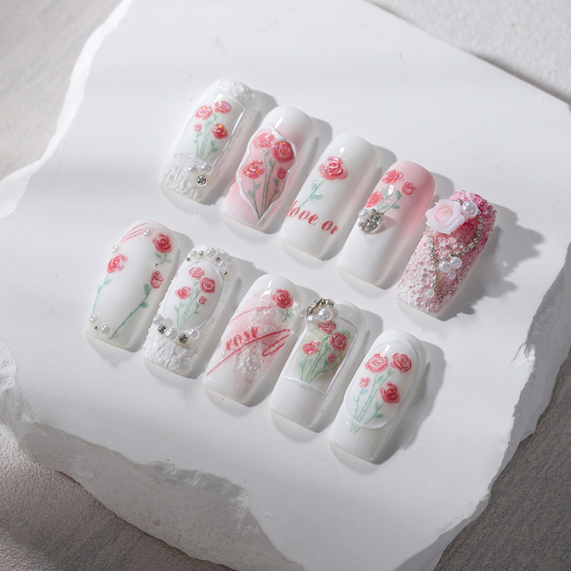 Japanske Sakura samoljepljive naljepnice za nokte, stražnja ljepila, matni tanki završetak, profesionalna umjetnost noktiju TK-032