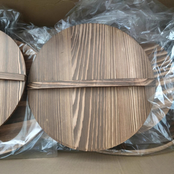Capac rotund din lemn de cedru pentru wok, capac mare din lemn, stil vintage