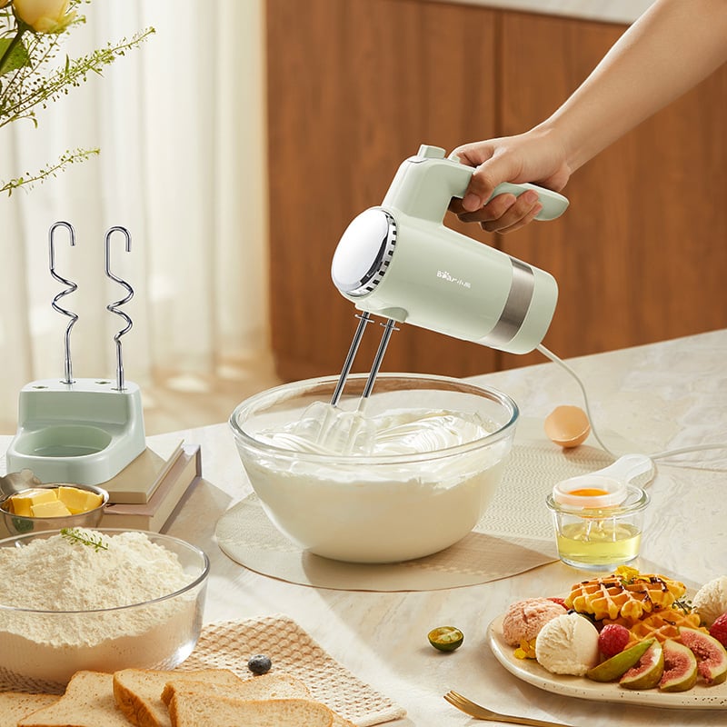 Bear DDQ-B02L1 tel electric pentru ouă, mixer manual de bucătărie pentru bătut ouă și cremă