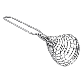 Tel de bucătărie din oțel inoxidabil, manual, pentru ouă și frișcă, 22 cm