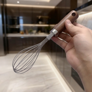 Bătător de ouă din oțel inoxidabil – tel de bucătărie manual pentru coacere