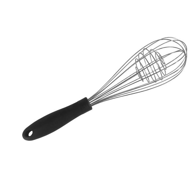 Mixer manual din oțel inoxidabil pentru ouă, ustensilă de bucătărie pentru gătit și coacere, portabil, cu cap de bilă
