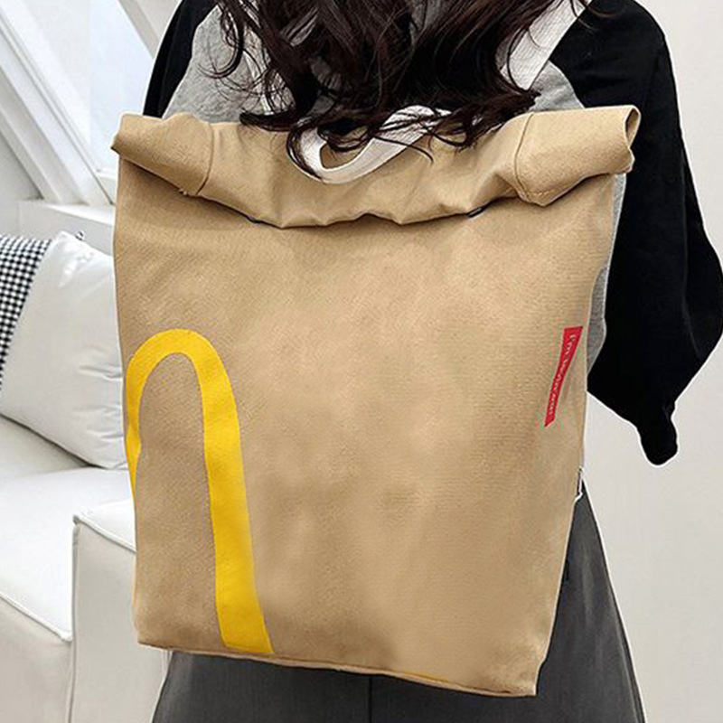 Moderna i svestrana platnena torba s crossbody remenom, pogodna za učenike, dodatnu nastavu i putovanja, velik kapacitet