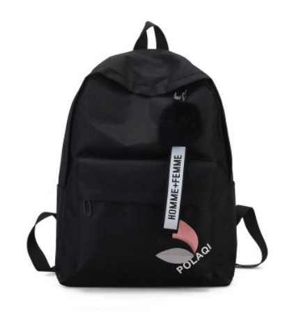 Ženski ruksak u korejskom stilu s motivom lišća, platneni ruksak, za školu i putovanja, pretinac za laptop do 10 inča, 20–35 L, vodootporan.