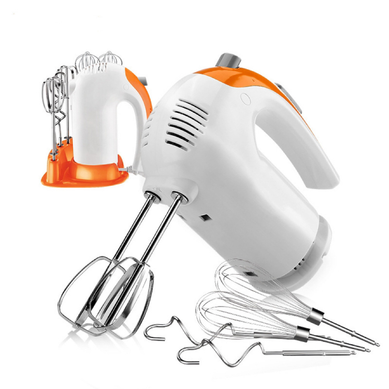 Mixer electric de mână pentru uz casnic, cu putere mare — amestecă ouă, frământă aluat și bate frișca.