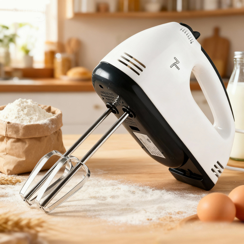 Mixer electric desktop pentru uz casnic, cu bol, pentru ouă și prăjituri, mic mixer pentru frișcă