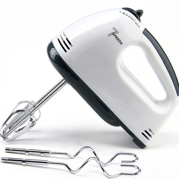 Mixer electric pentru ouă, uz casnic, cu bol din oțel inoxidabil, pentru albușuri, lapte și aluat pentru cofetărie, 7 trepte de viteză