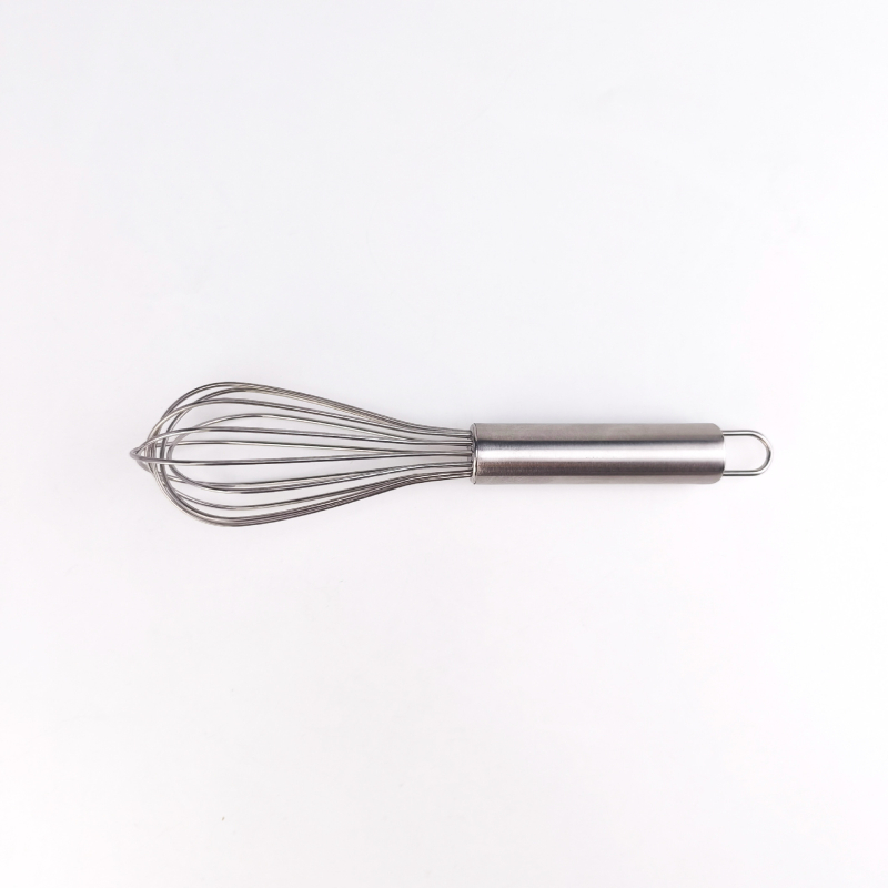 Bețișor manual de amestecare din oțel inoxidabil, tel cu sârmă groasă de 10 inch, pentru ouă, bucătărie casnică