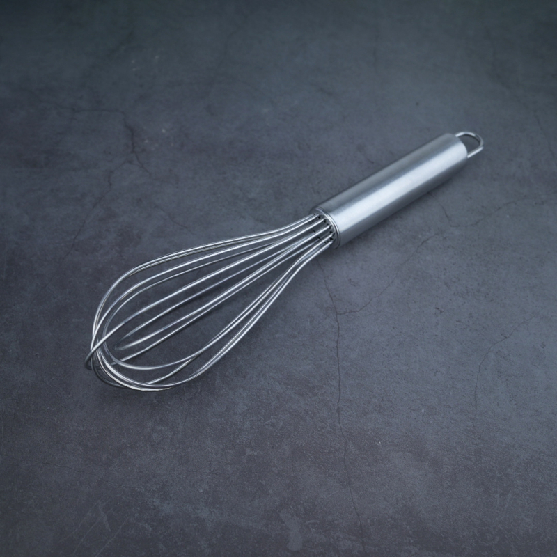 Bețișor manual de amestecare din oțel inoxidabil, tel cu sârmă groasă de 10 inch, pentru ouă, bucătărie casnică