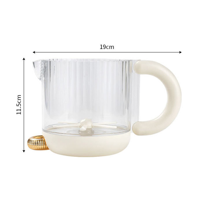 Mixer manual pentru ouă, semi-automat, recipient de amestec cu filtru, multifuncțional, ușor de curățat, cupă de măsurare cu filtru și aparat de bătut smântână
