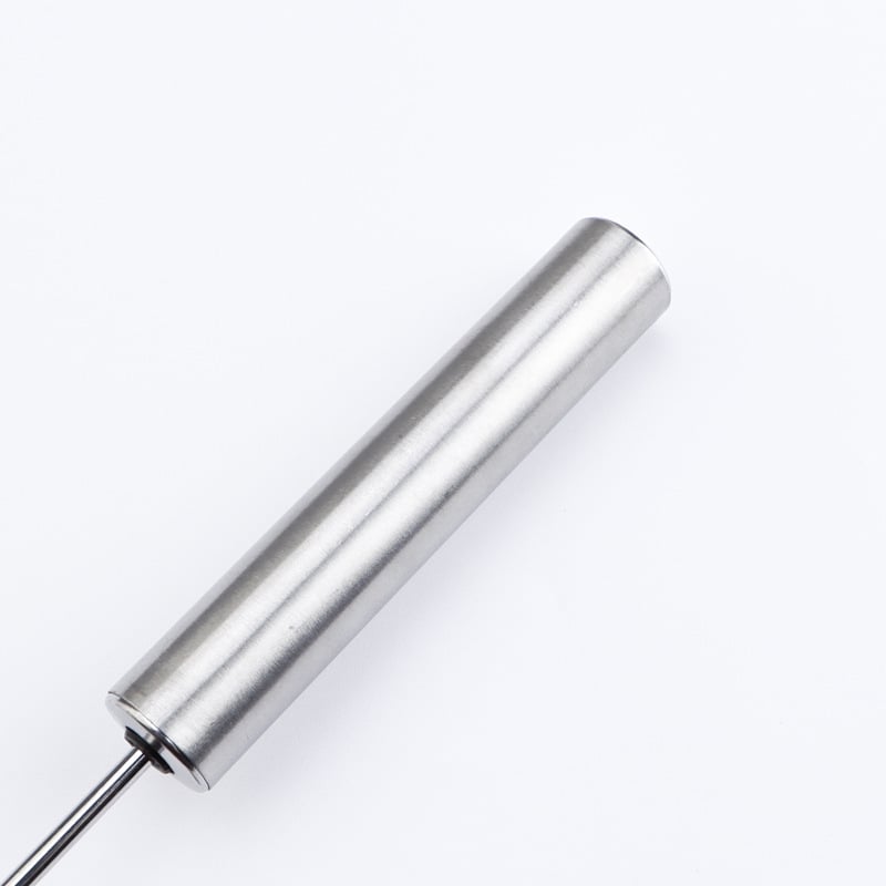 Bătător de ouă semi-automat din oțel inoxidabil, cu mânere tubular rotund