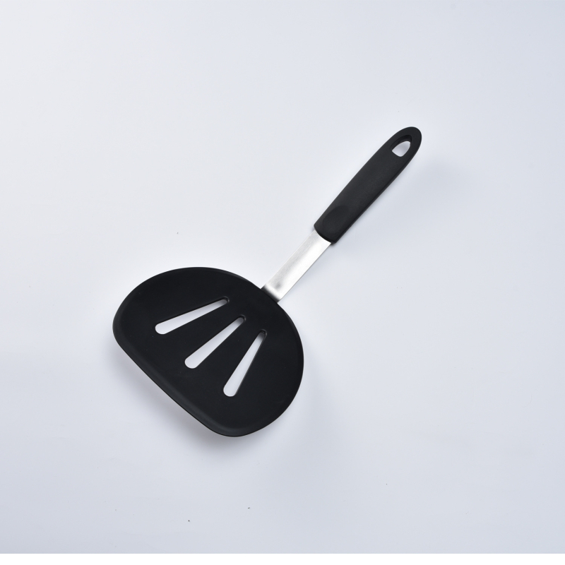 Set de ustensile din silicon pentru bucătărie, 5 piese, spatule antiaderente și spatulă pentru pește cu găuri