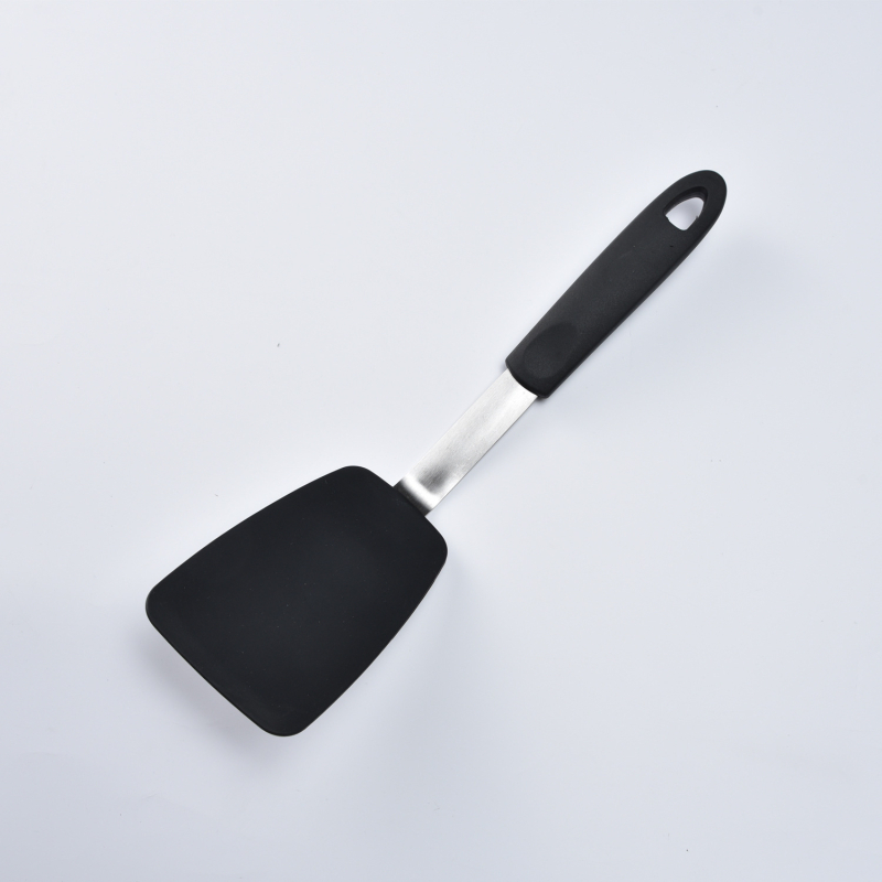 Set de ustensile din silicon pentru bucătărie, 5 piese, spatule antiaderente și spatulă pentru pește cu găuri