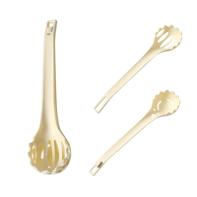 Separator de ouă și tel, 2-în-1 tel manual cu clips de filtrare, clemă pentru paste și strecurător de bucătărie