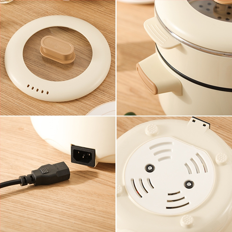 Royalstar oală electrică inteligentă antiaderentă pentru uz casnic, orezător și abur, multifuncțional, 2.1–4 L
