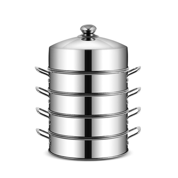 Coș de aburi din oțel inoxidabil pentru uz casnic și comercial, dimensiuni 12–60 cm, potrivit pentru chifle la abur și găluște