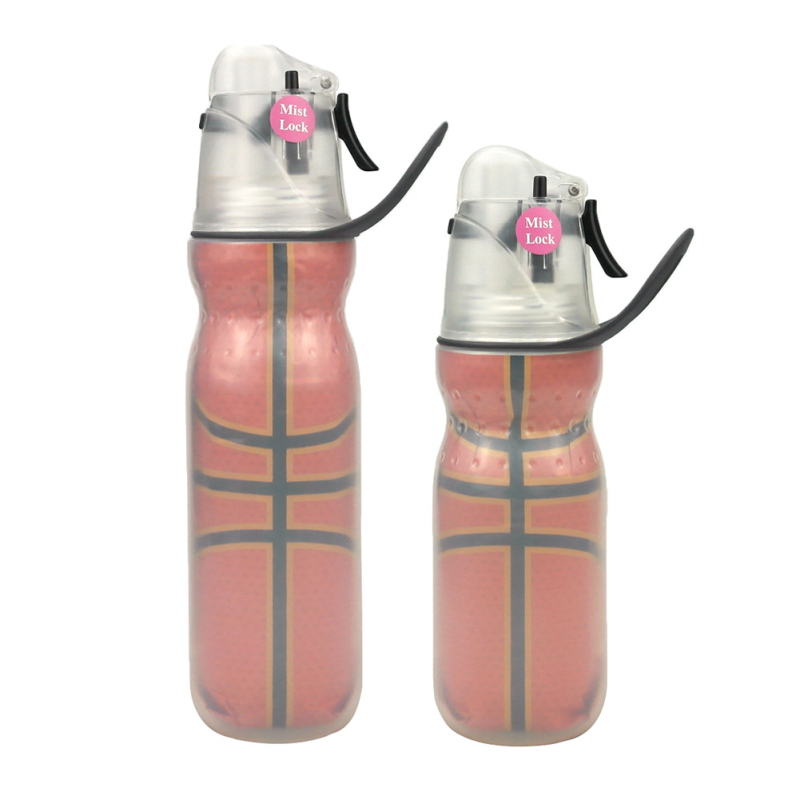 Spray víz pohár nyári hidratációhoz, hordozható, ütésálló kültéri sportokhoz