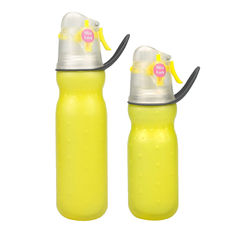 Spray víz pohár nyári hidratációhoz, hordozható, ütésálló kültéri sportokhoz