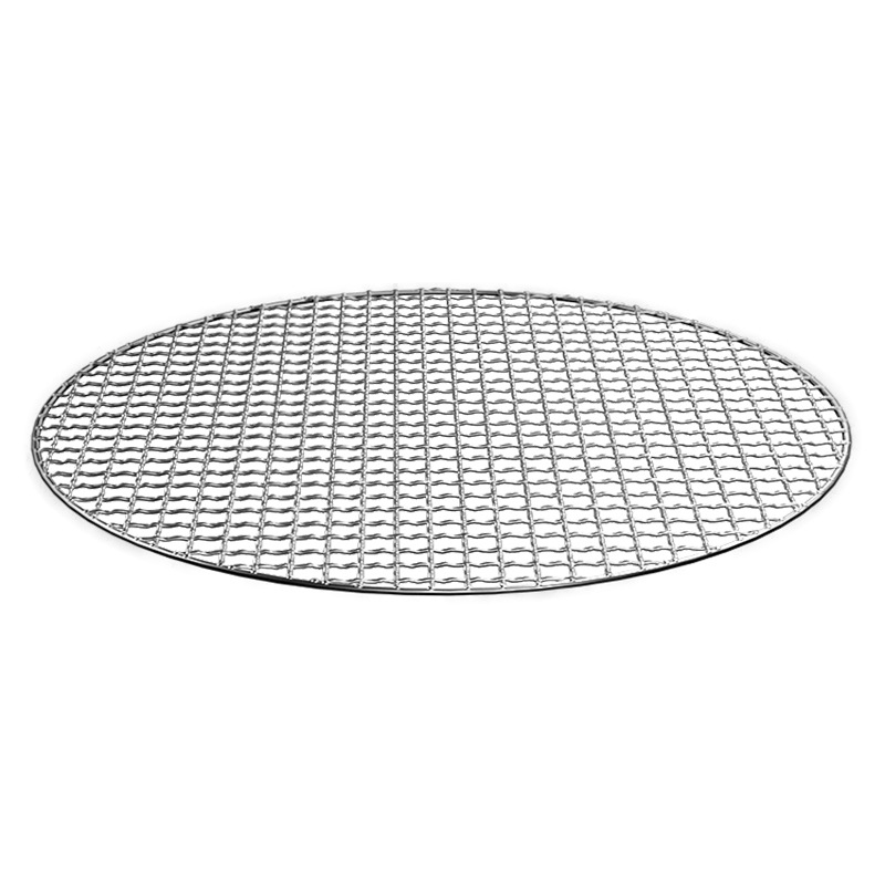 Grilă rotundă din oțel inoxidabil, stil coreean, pentru exterior, mini și mare dimensiune, întărită pentru carne