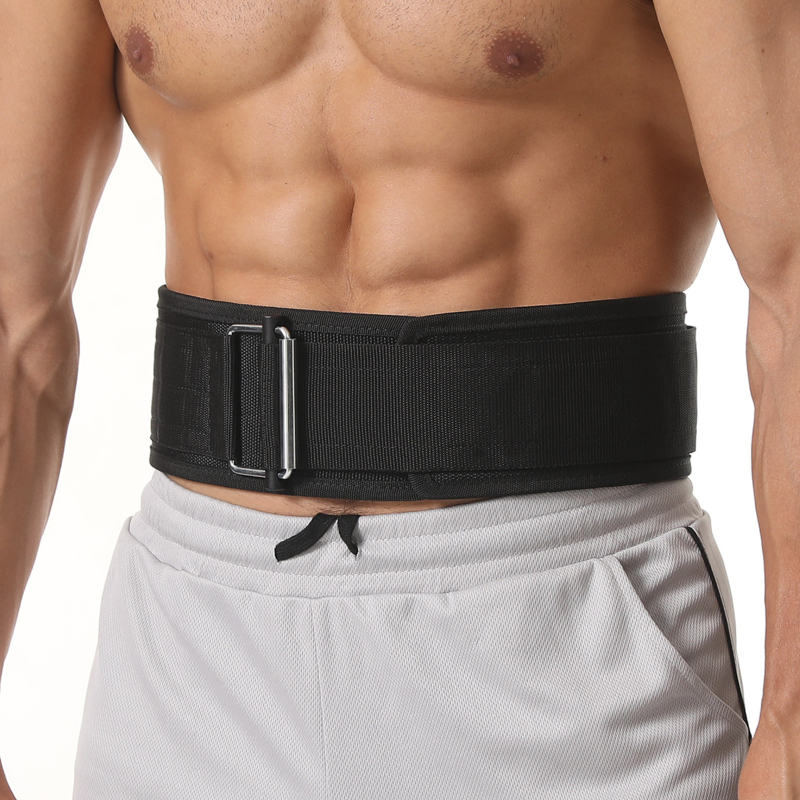 Najlonski pojas za fitness za čučnjeve i mrtvo dizanje, podrška za struk, prilagodljiva kompresija