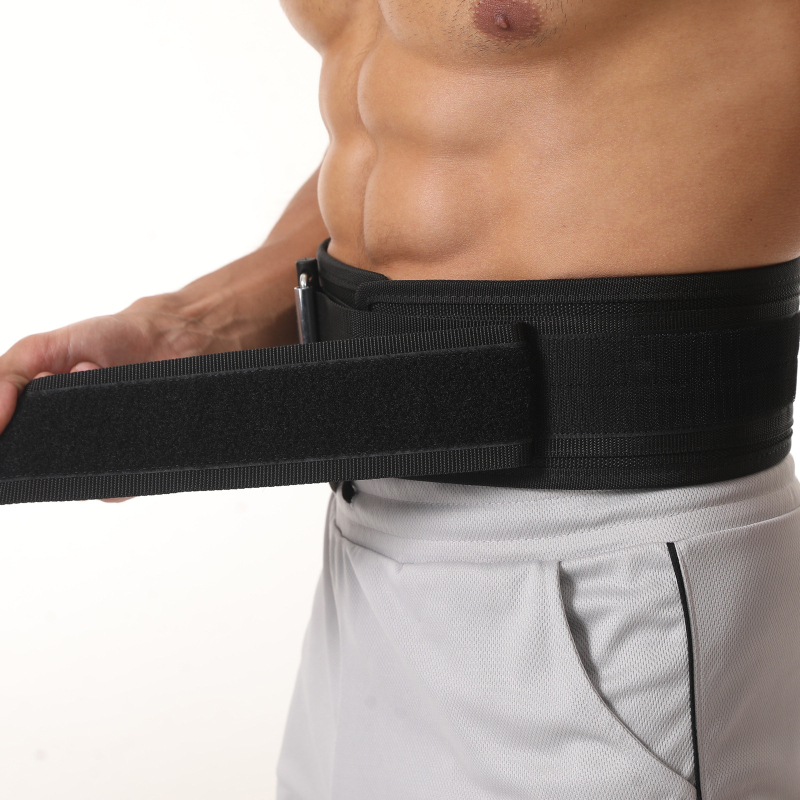 Najlonski pojas za fitness za čučnjeve i mrtvo dizanje, podrška za struk, prilagodljiva kompresija