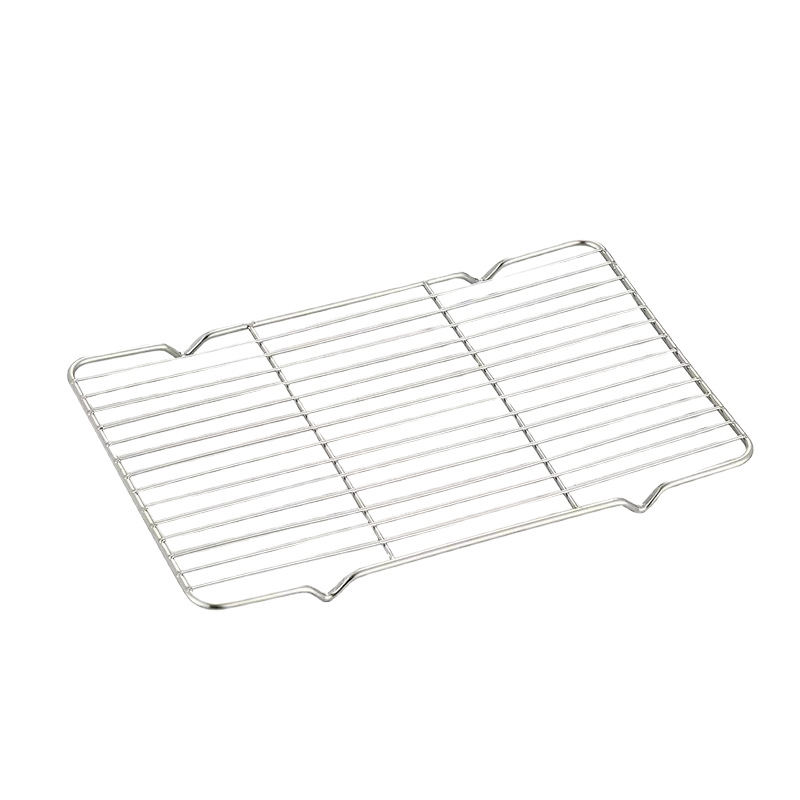 Grilă pătrată din oțel inoxidabil, plasă cu drenaj și separator de grăsimi, pentru coacere, răcire prăjituri și pâine