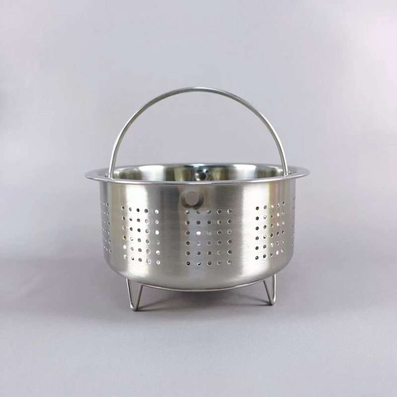 Coș de aburi pentru rice cooker din oțel inoxidabil 304, cu mânere și picioare