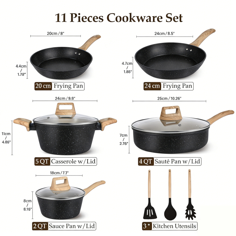 Set din silicon cu spatule și lingură de supă, fără lipire, cu sită, ustensile de bucătărie pentru gătit acasă, protecție împotriva arsurilor