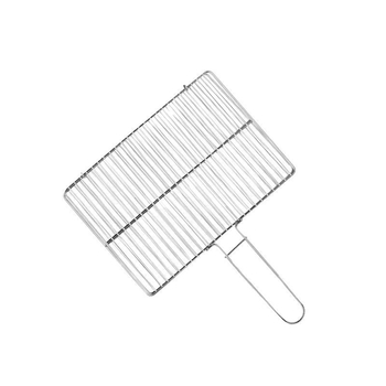 Set de accesorii pentru grătar din oțel inoxidabil: clește pentru pește, plasă de grătar și grilaj