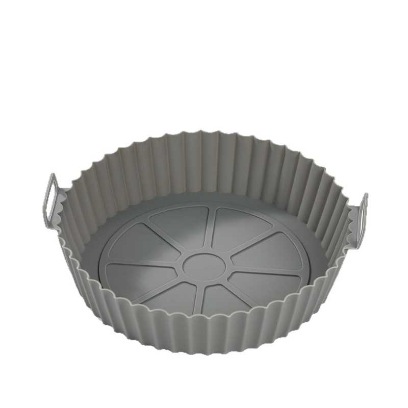 Tavă pătrată din silicon pentru air fryer, cuptor cu microunde și cuptor – covoraș de copt pentru pui