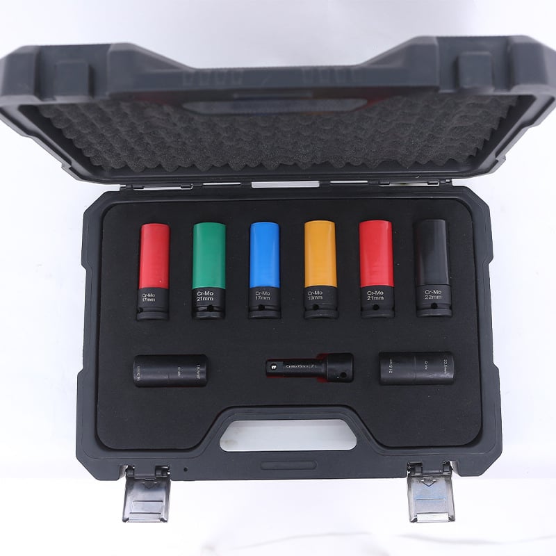 Set de 9 piese cu protecție pentru butuc, 1/2 inch – mari, medii, mici – unelte auto profesionale
