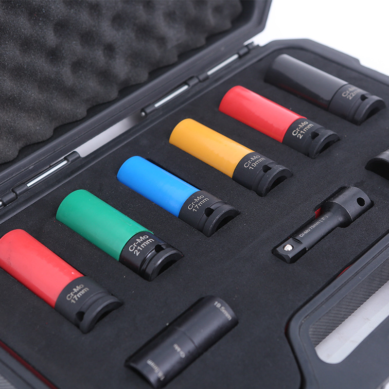 Set de 9 piese cu protecție pentru butuc, 1/2 inch – mari, medii, mici – unelte auto profesionale