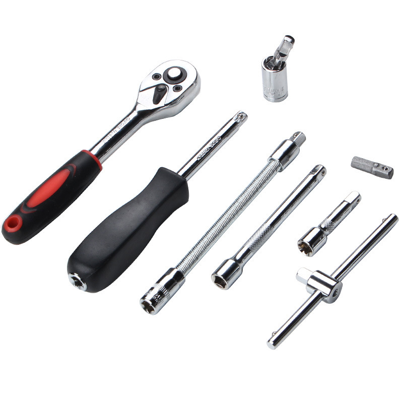 Set de unelte pentru reparații auto, 46 de piese, unelte metalice manuale